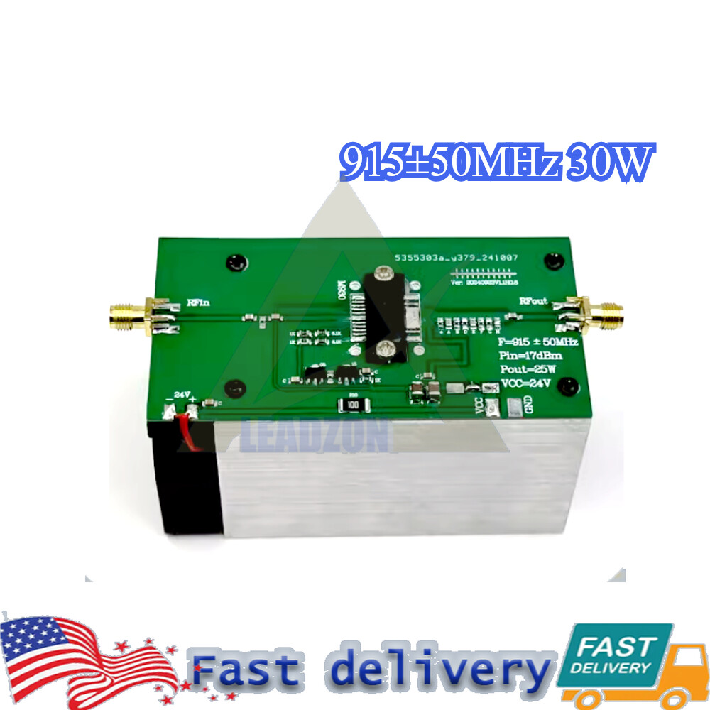 New 30 W RF Power Amplifier 915±50 MHz Radio Frequency Power Amplifier Original