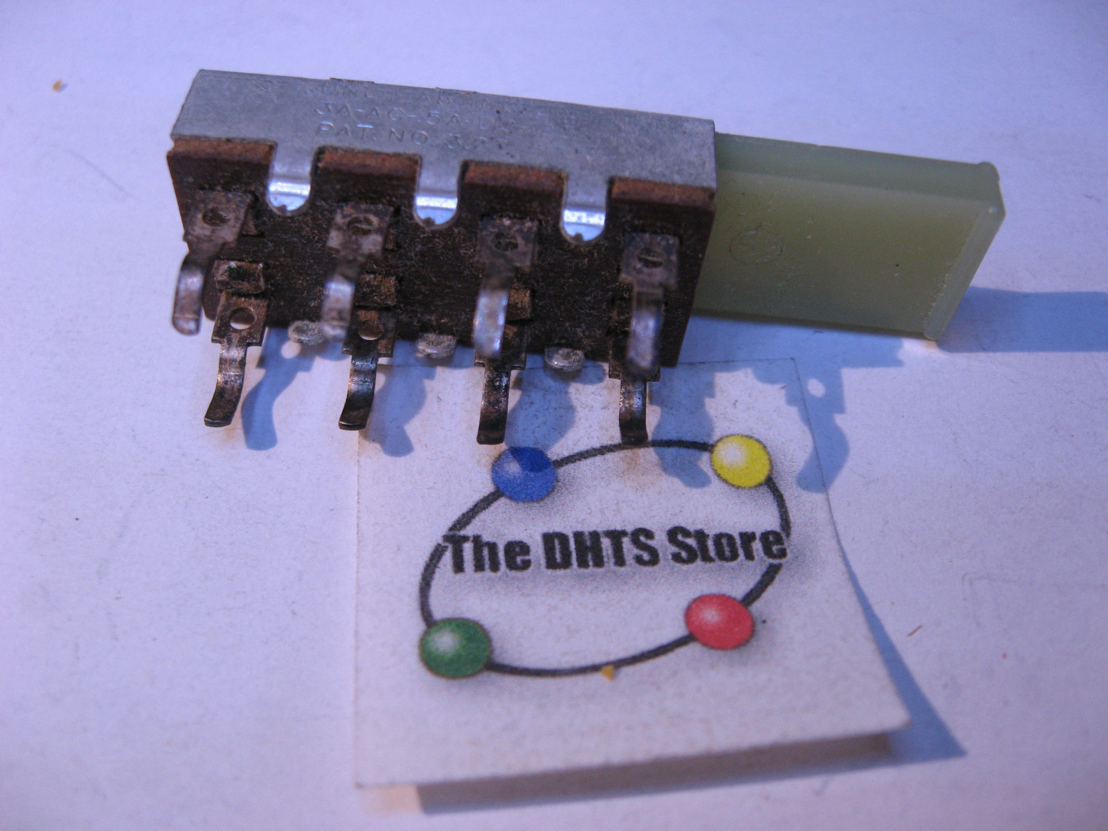 Slide Switch 2P3T 3 Position PCB Mount 3A 125VAC CW UND LAB Tape VCR NOS Qty 1