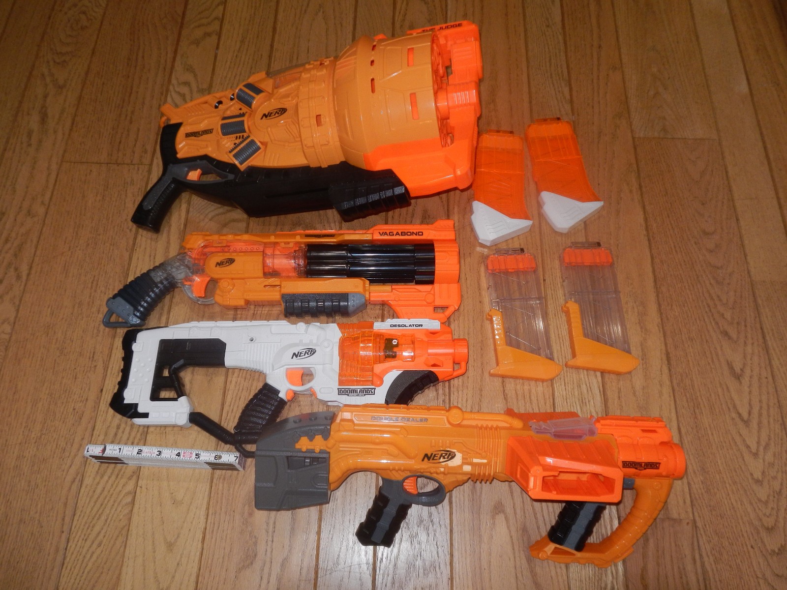 Nerf Doomlands 2169 Lot The Judge Vagabond Desolator Double Dealer