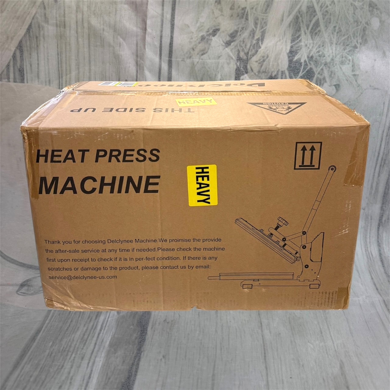Delclynee 15" x 15" High Pressure Heat Press Machine for T Shirts...
