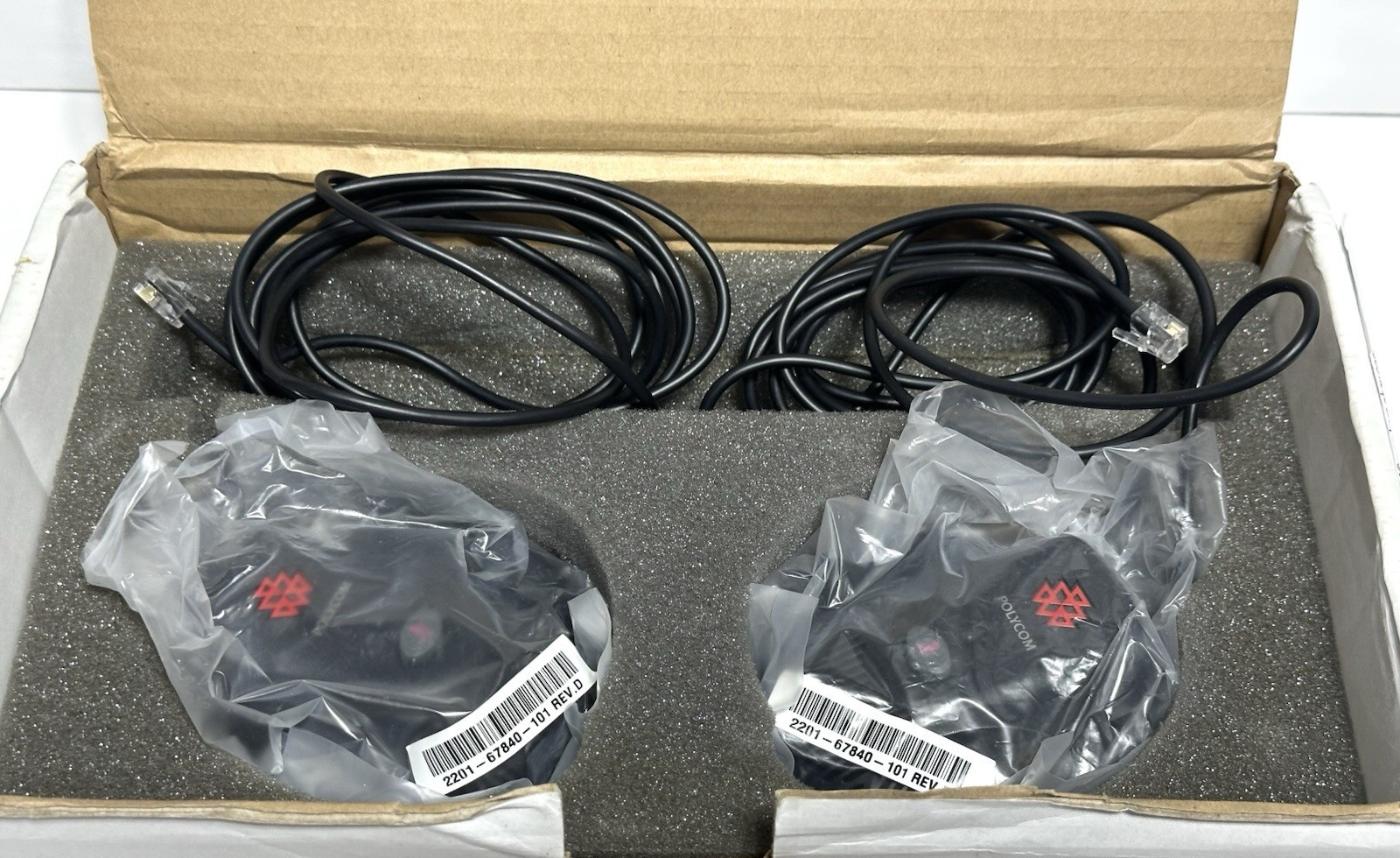 POLYCOM 2201-67840-101 Sound Station 2W  EXTENDED Microphone- FREE SHIPPING