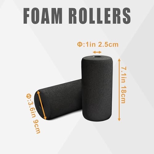 High Density Foam Roller, Replacement Foam Foot Pads for Home Gym Exercise