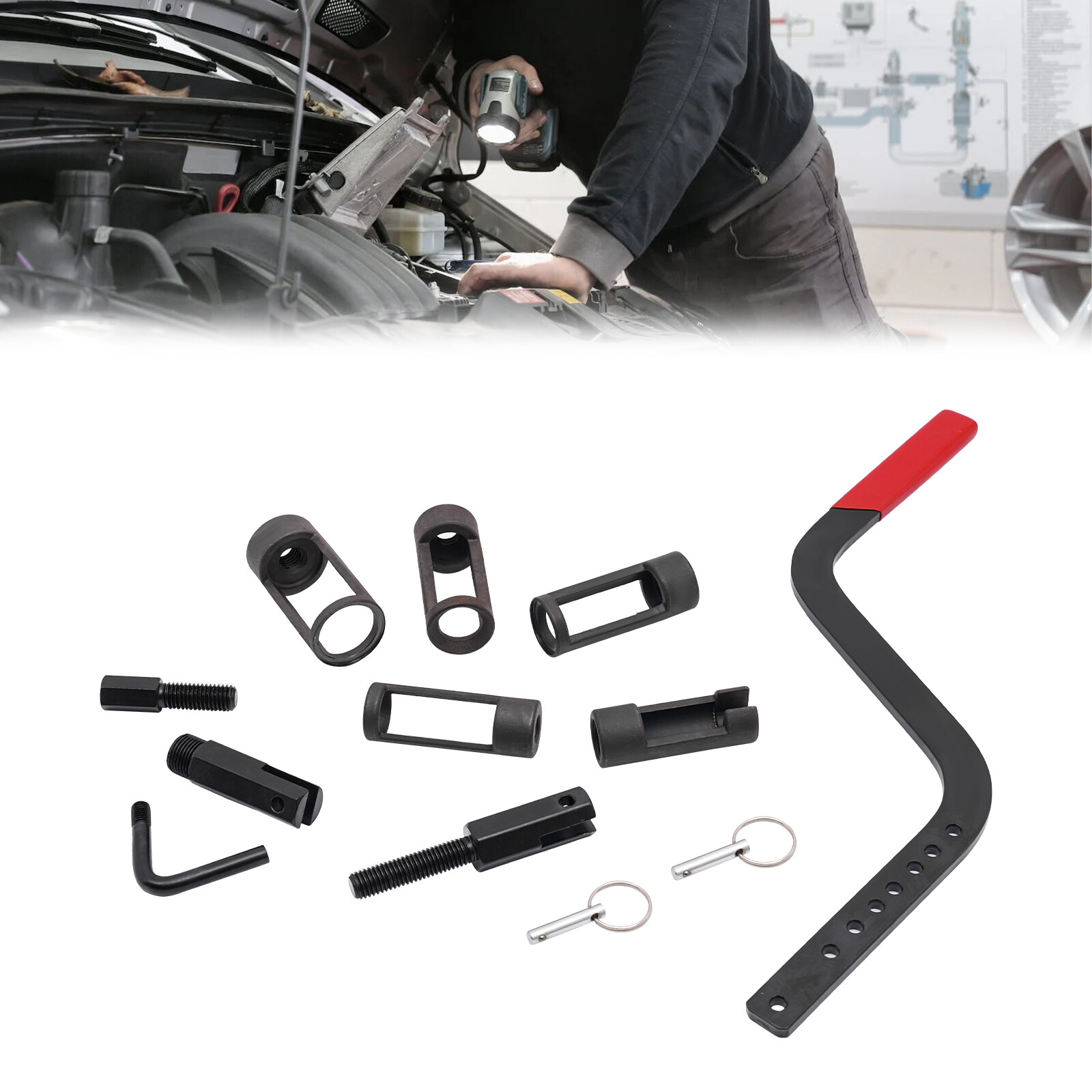 Valve Spring Compressor Tool Kit Valve Spring Disassembling Tool & Installer