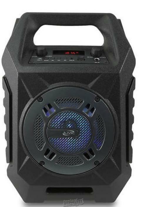 iLIVE-Wireless Tailgate Speaker 6.5"Lx6.3"Dx14"H
