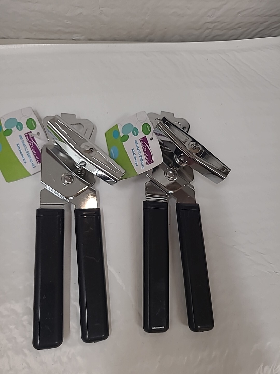 Lot Of 2 The Empire Collection Can And Bottle Opener Manual Black Handle