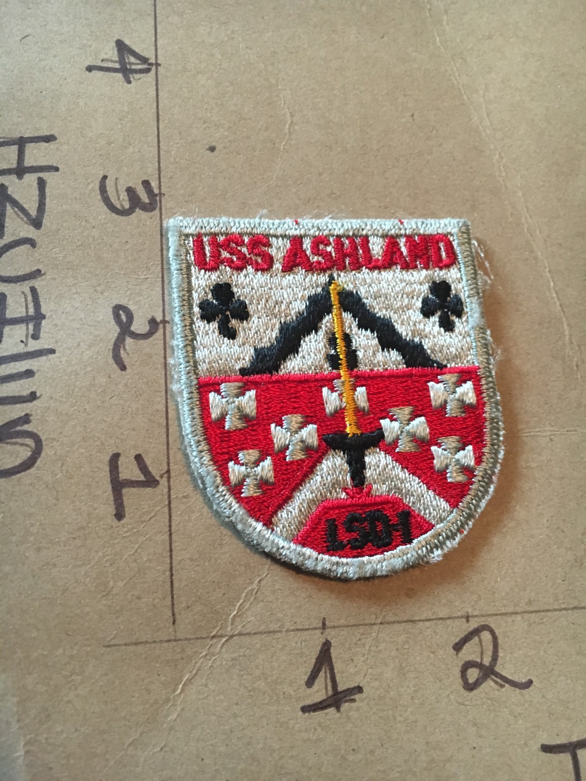 US Navy USS Ashland LSD-1 patch 6/15/26