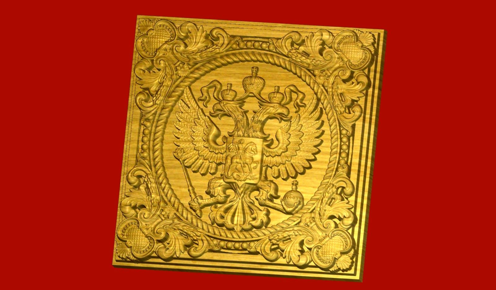 SQR E011 - 3d STL Relief Model for CNC Machine