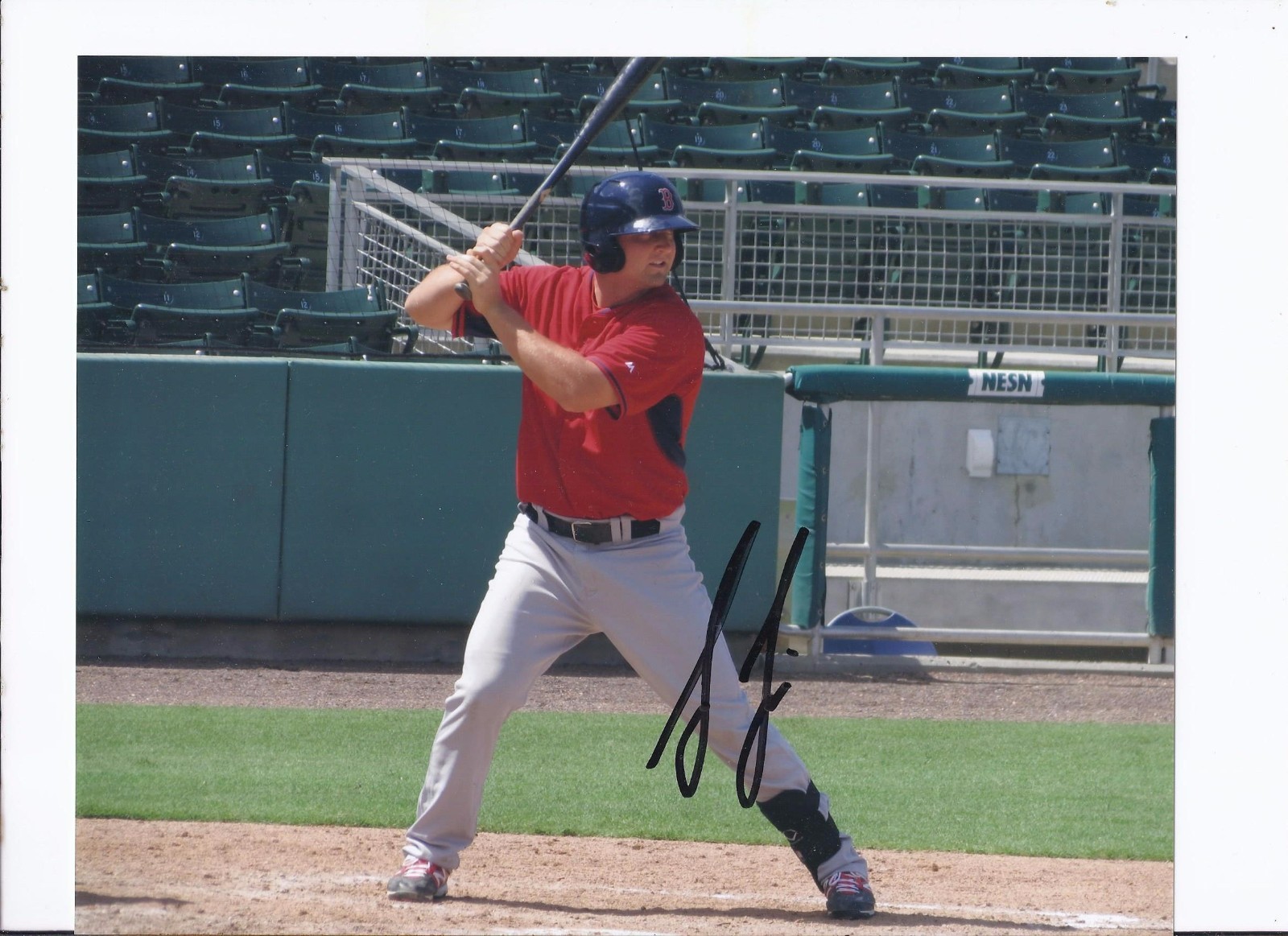 Sam Travis Signed Autographed 8x10 Photo Red Sox Top Prospect