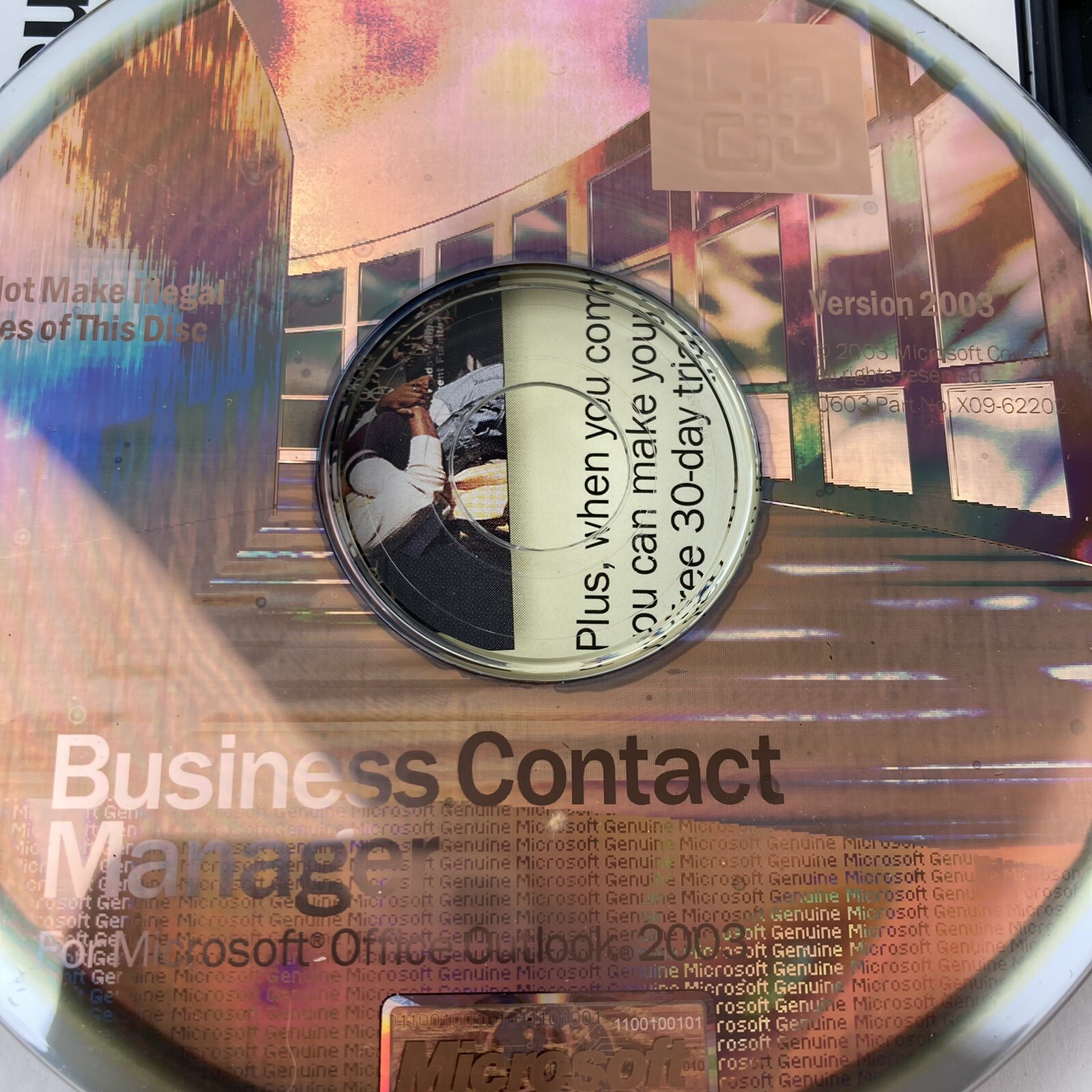 Microsoft Office Outlook Business Contact Manager 2003 With Update Disk