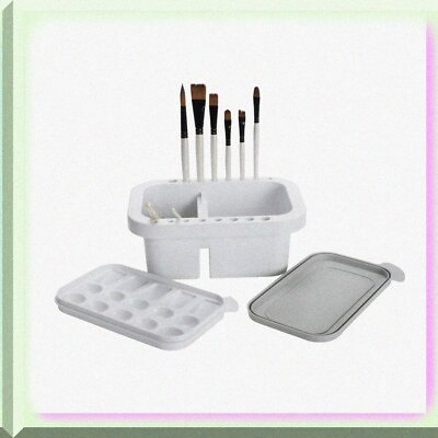 Portable Collapsible Brush and Paint Basin