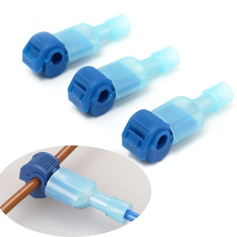 40Pcs/Set Quick Electrical Cable Connectors Wire Tapping Terminal Crimp Tools