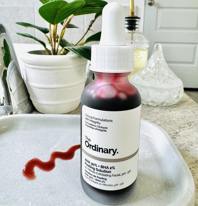 NIB The Ordinary AHA 30% + BHA 2% High-Strength Peeling Solution Brightening 1oz