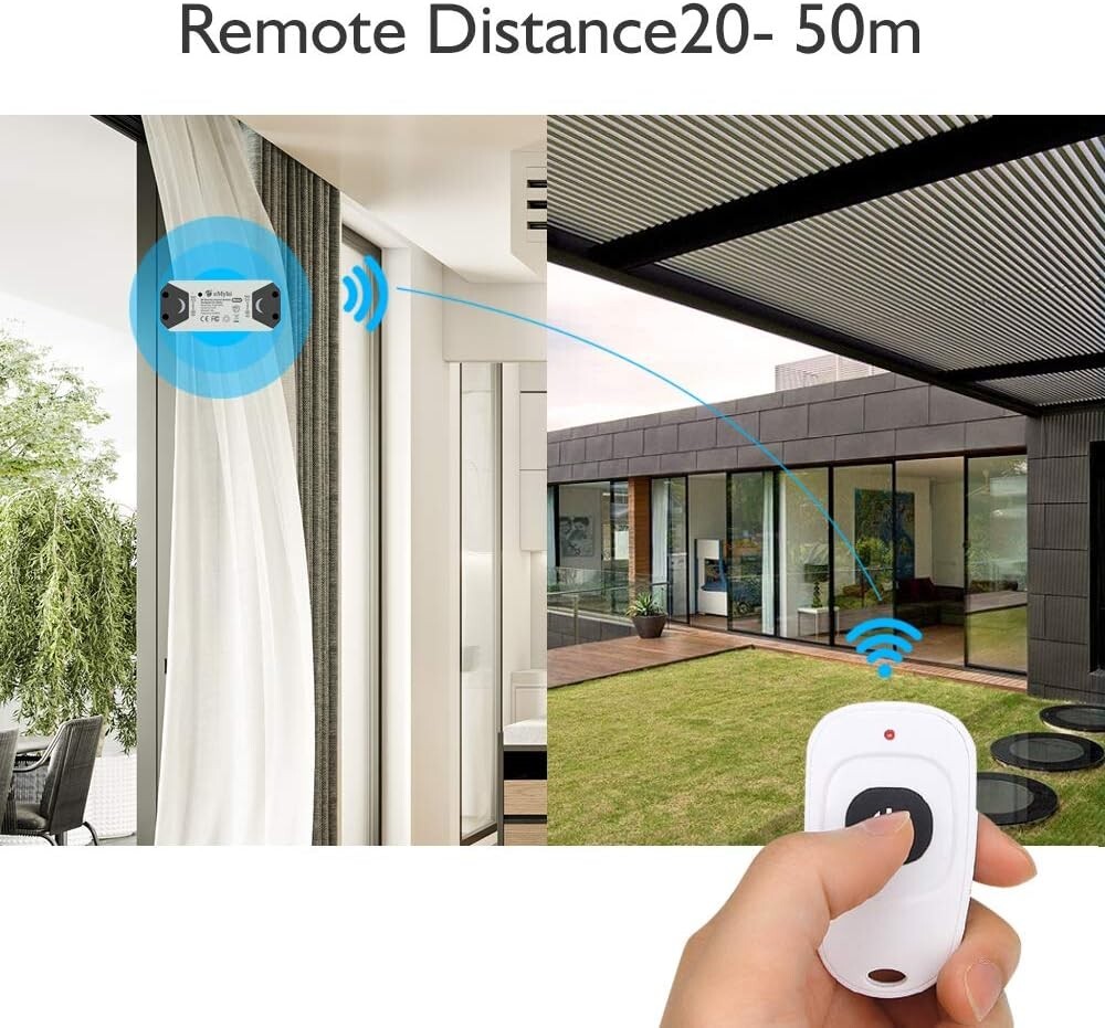 Emylo Smart RF Motor Controller Switch Relay Wireless Remote Switch 12V