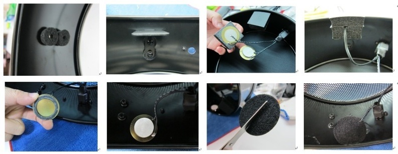 Goedrum Dual Drum Trigger for DIY Electronic Drum / Snare / Tom /For Metal Shell