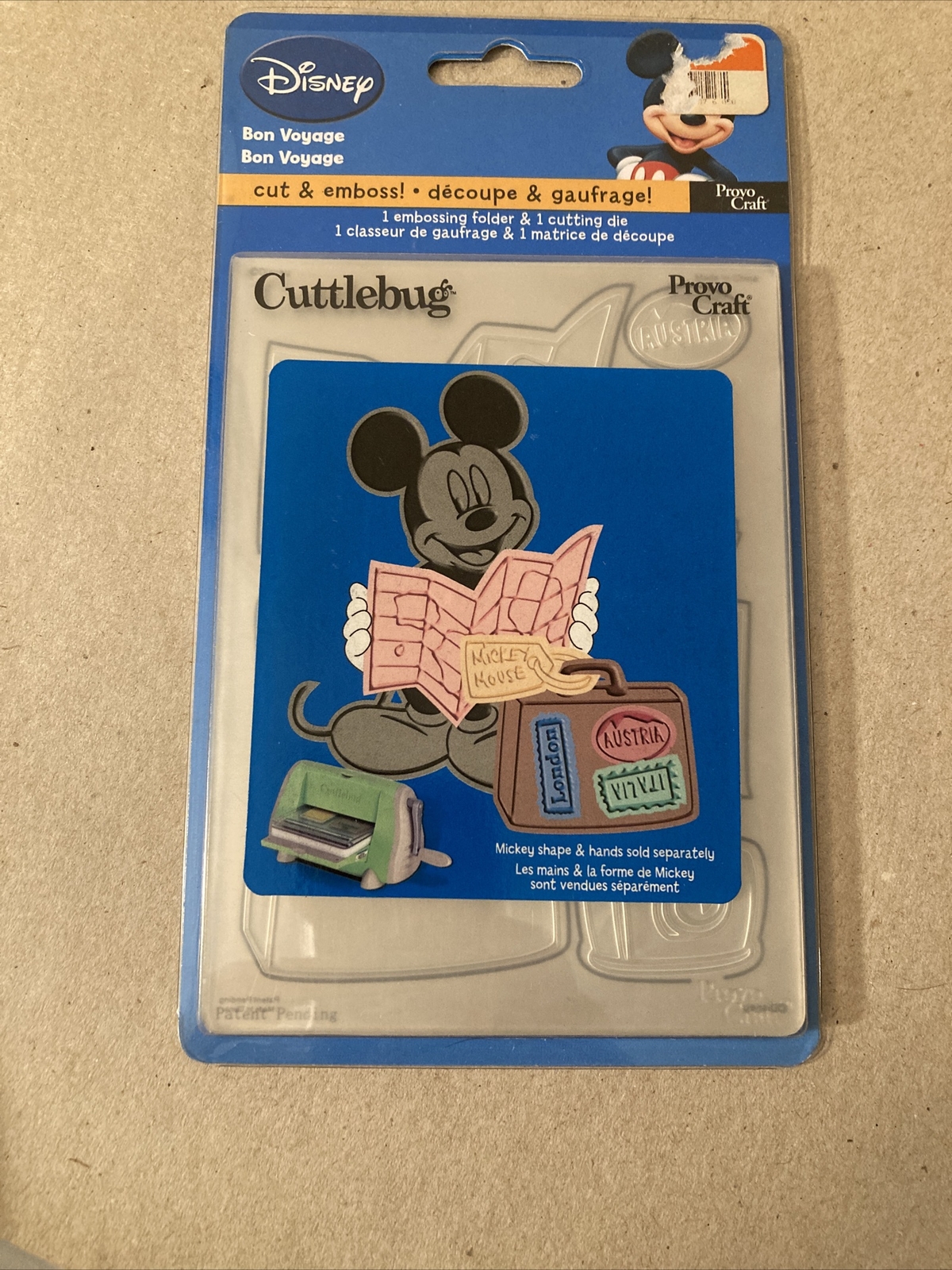 DISNEY MICKEY MOUSE ARIEL NEMO CUTTLEBUG CUTTING DIE PROVO CRAFT (7)