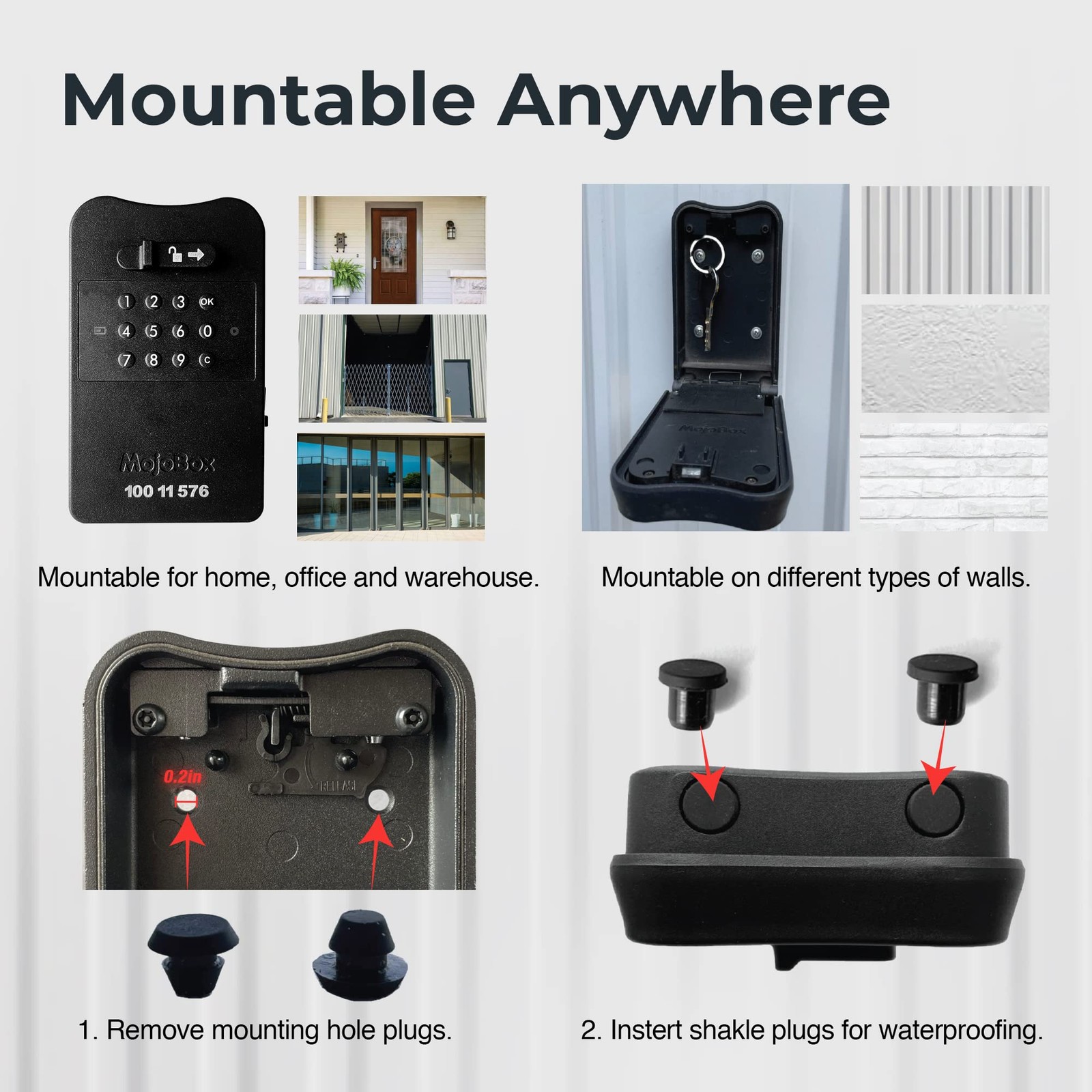 , Digital Lockbox, Bluetooth Key Lockbox, iOS/Android App Remotely Generates ...