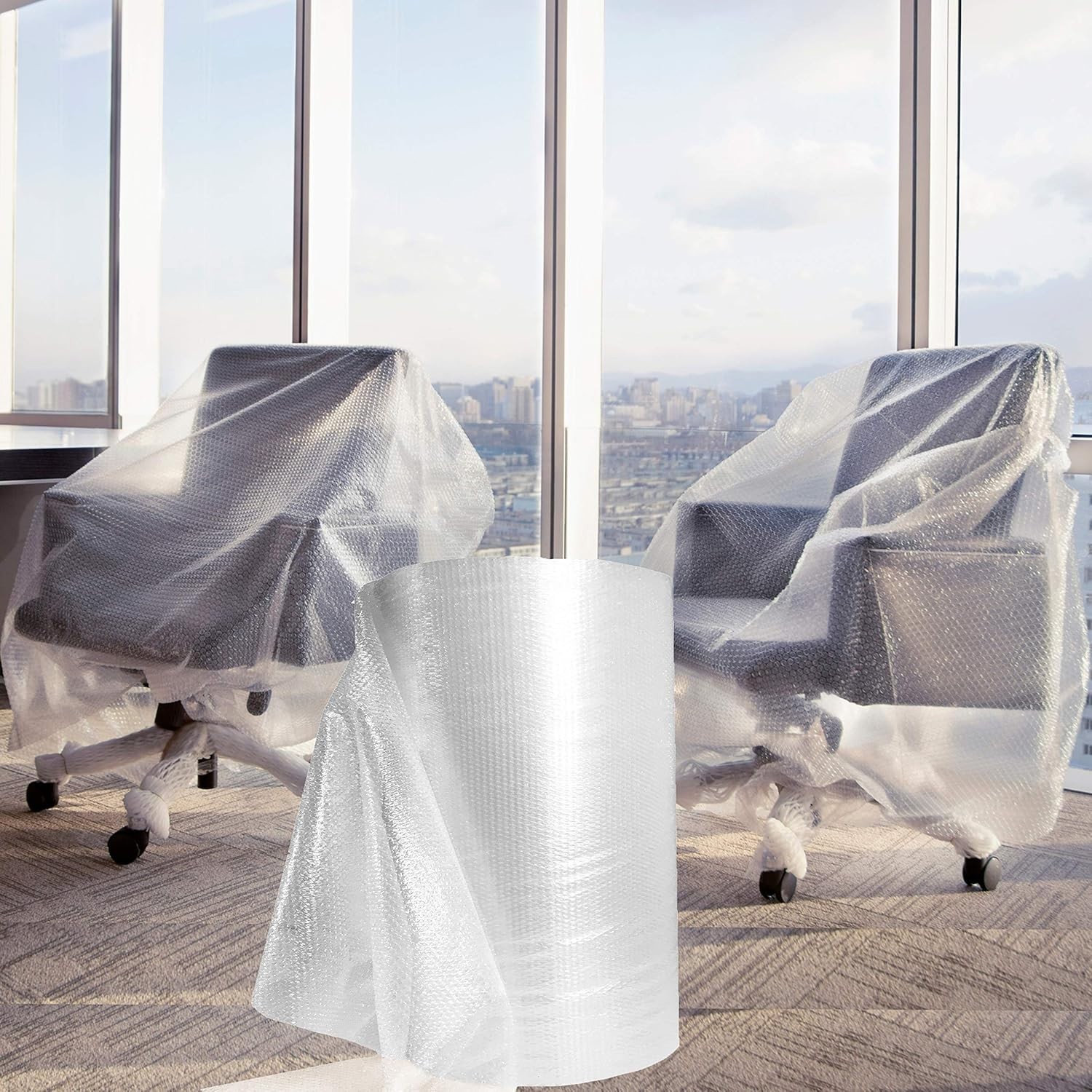 Polyethylene Bubble Cushioning Wrap - 175' Long for Secure Shipping & Storage