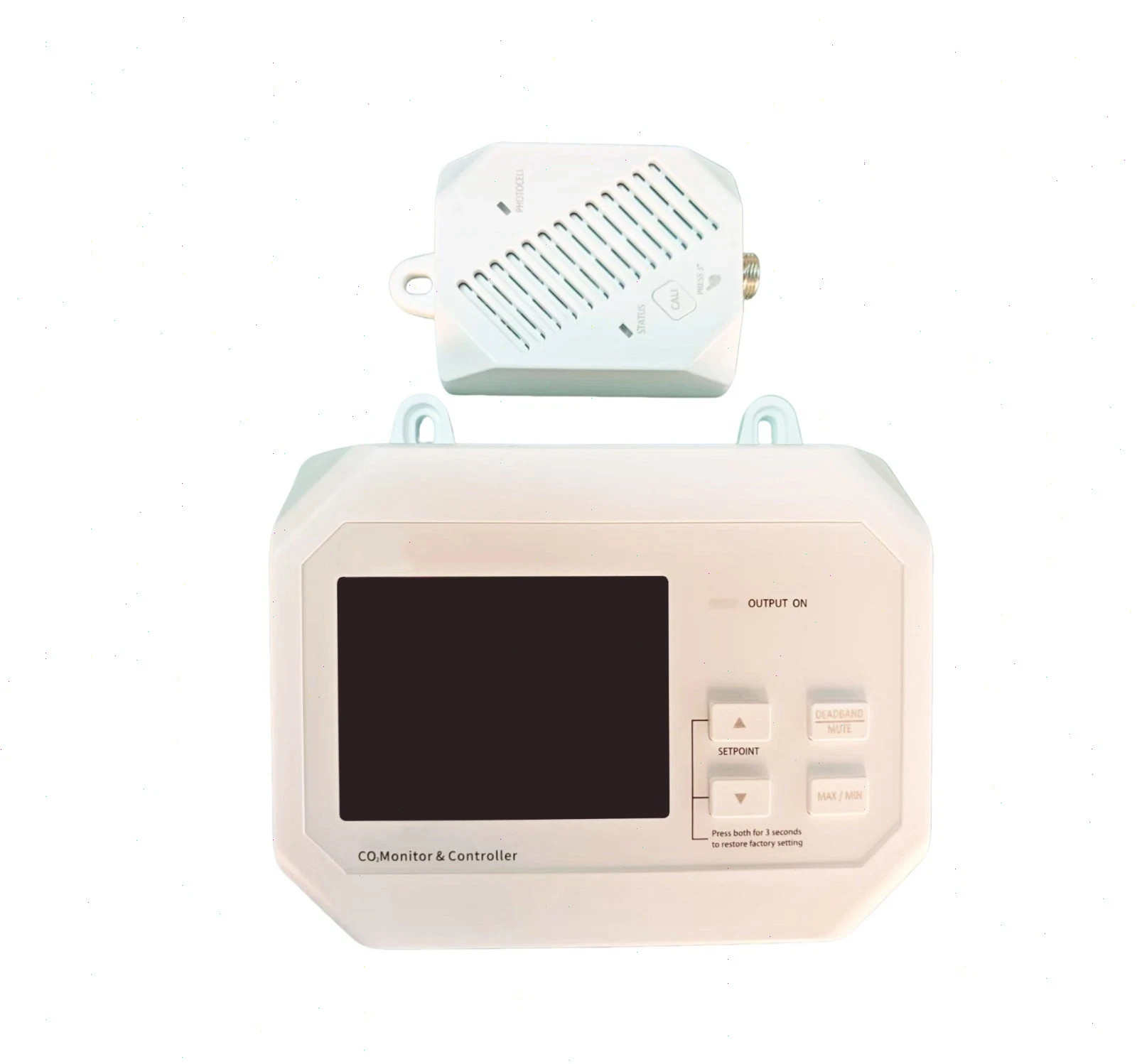 Fixed CO2 Controller with Range 0-9999ppm Resolution 1ppm Accuracy 50ppm