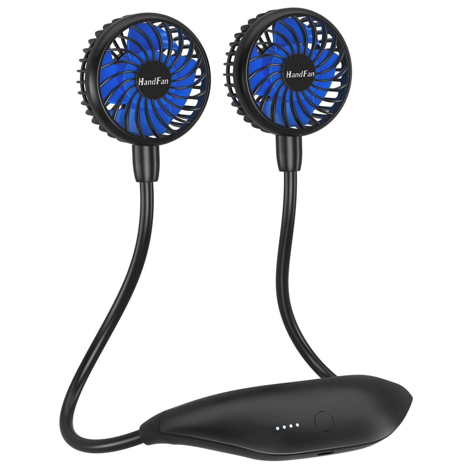 HandFan 5000mAh Portable Neck Fan, Necklace Fan Battery Operated Max 26hrs wo...