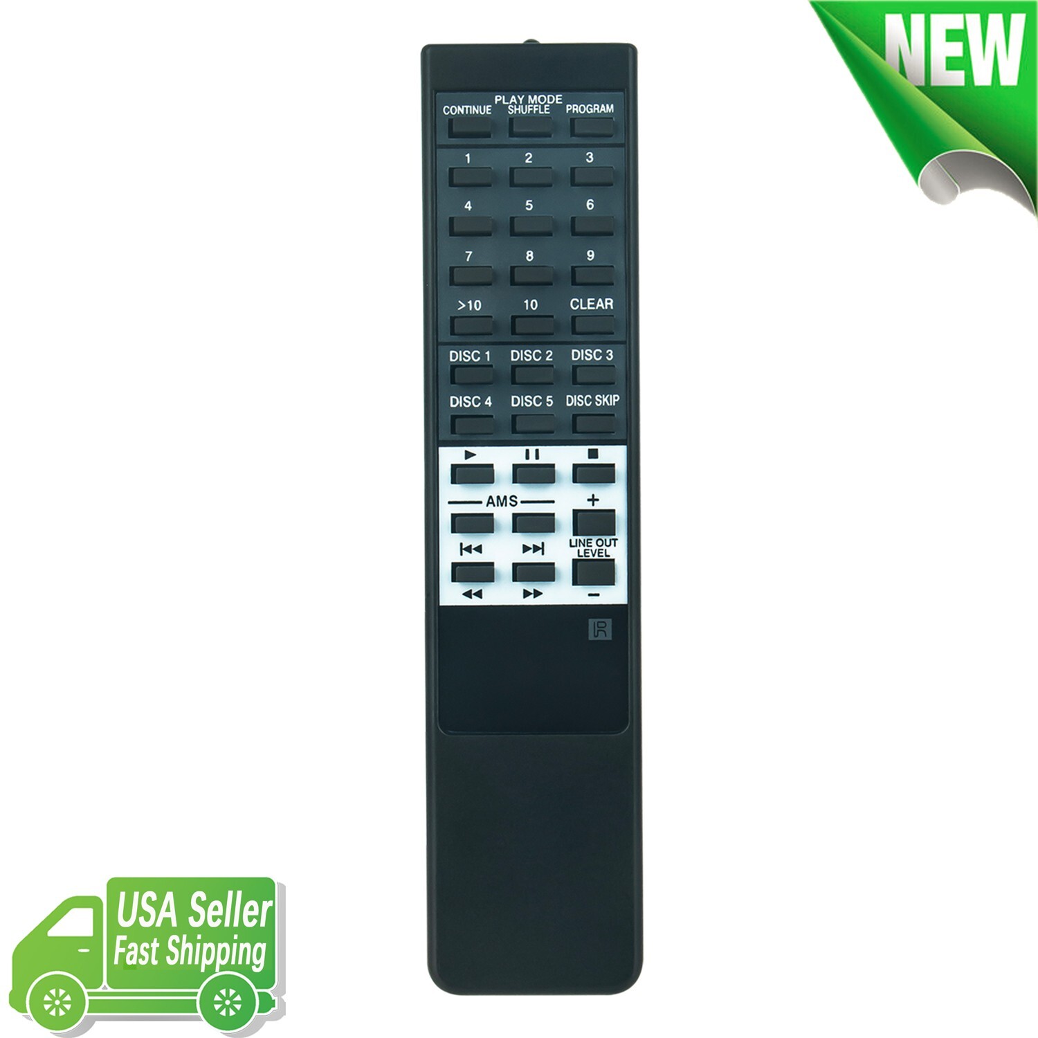 New RM-DC41 Replaced Remote Control for Sony CD Player CDP-201 CDP-205 CDP-CE215