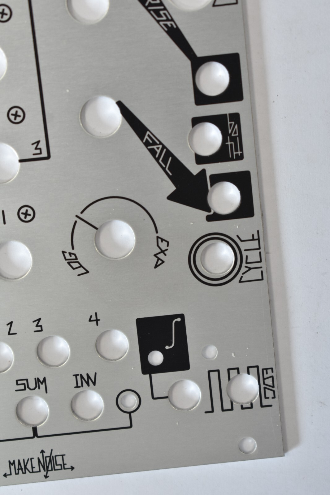 Make Noise Maths Complex Function Module Replacement Steel Faceplate ONLY