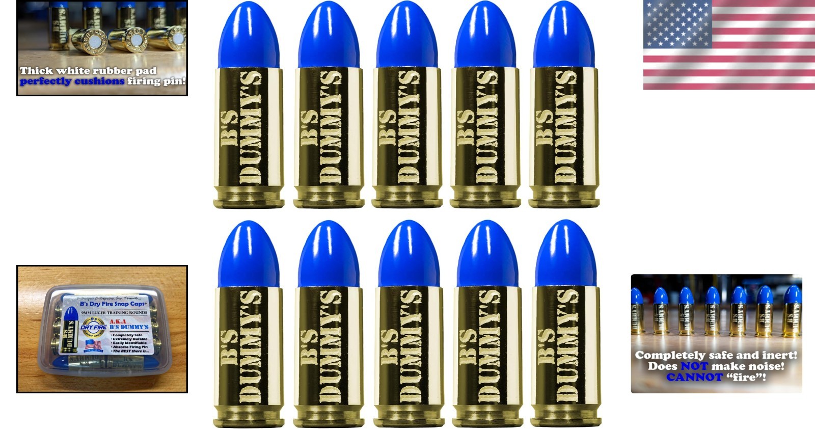 A.K.A. B's Dummy's - High-Quality Snap Caps 10 Pack