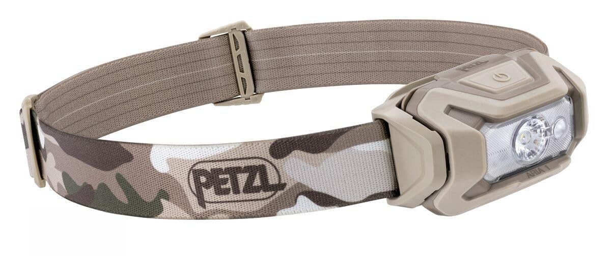 PETZL ARIA 1 RGB Headlamp - Camouflage (450 lm)  AAA Battery - 450lm Camo