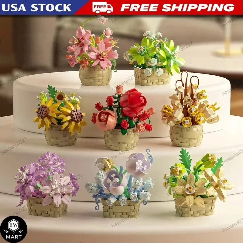 LEGO Icons Orchid Artificial Plant, Building Set with Flowers, Home Decor Gift