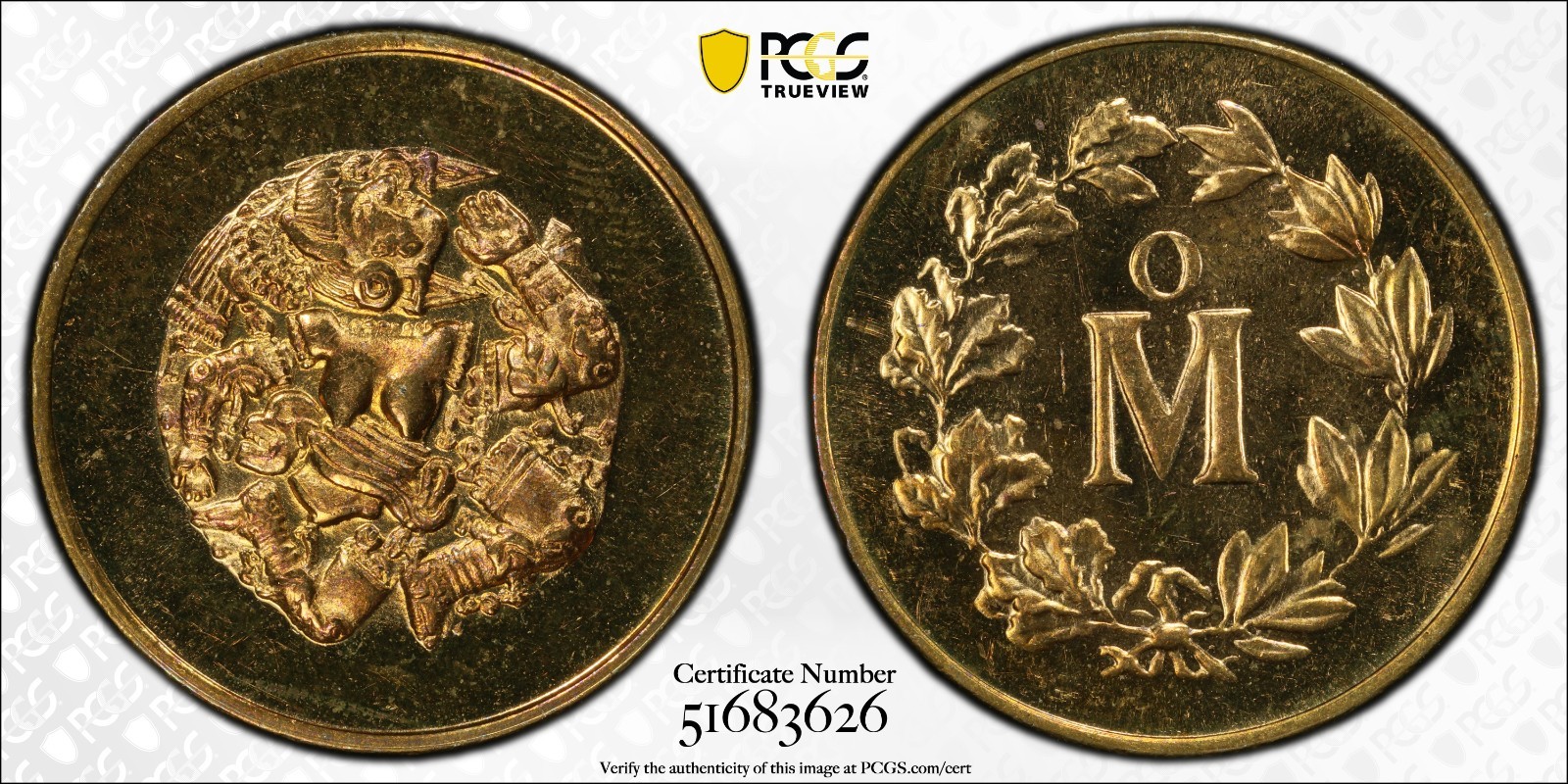 Mexico Pre-Columbian Dancer Bronze Mint Token PCGS MS65 RD