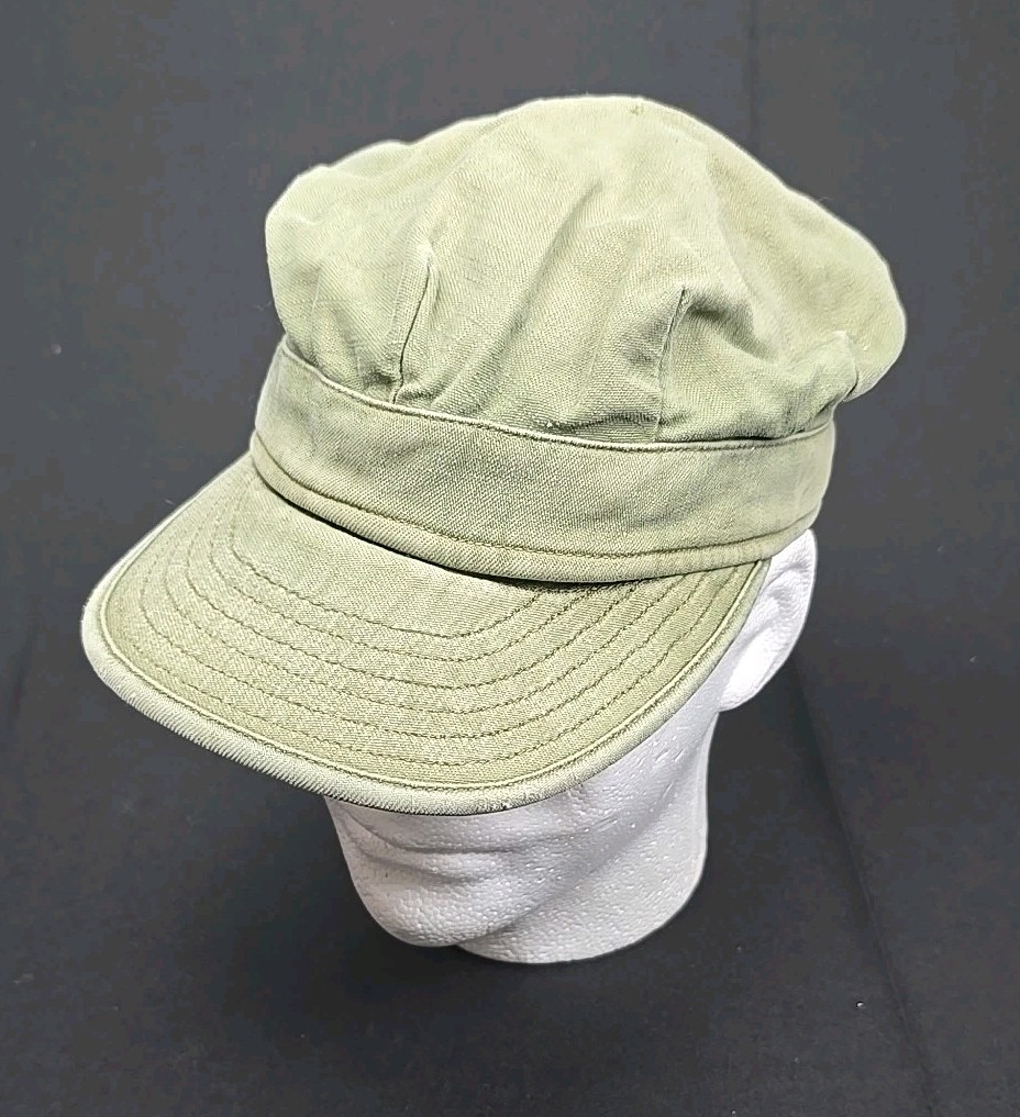Original 1953 Korean Vietnam War Utility Field Cap Hat OG 107 Vtg Military