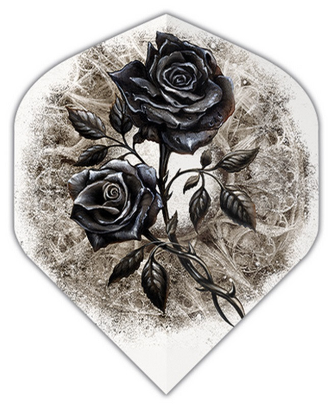 ALCHEMY Dies Irae Rose Dart Flights - 100 Micron - 5 sets (15 flights) w/trackin