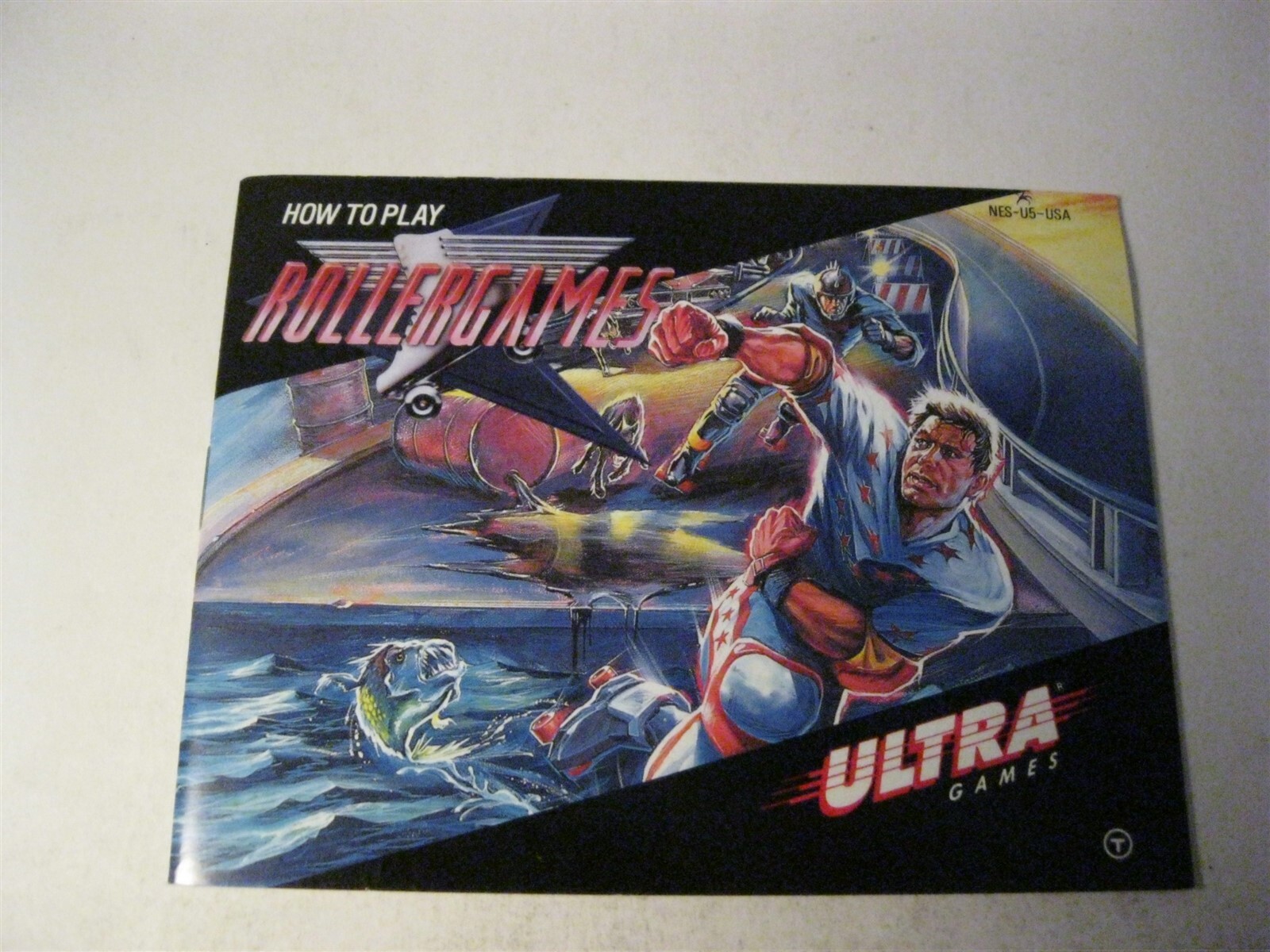 Rollergames Nintendo NES instruction manual only