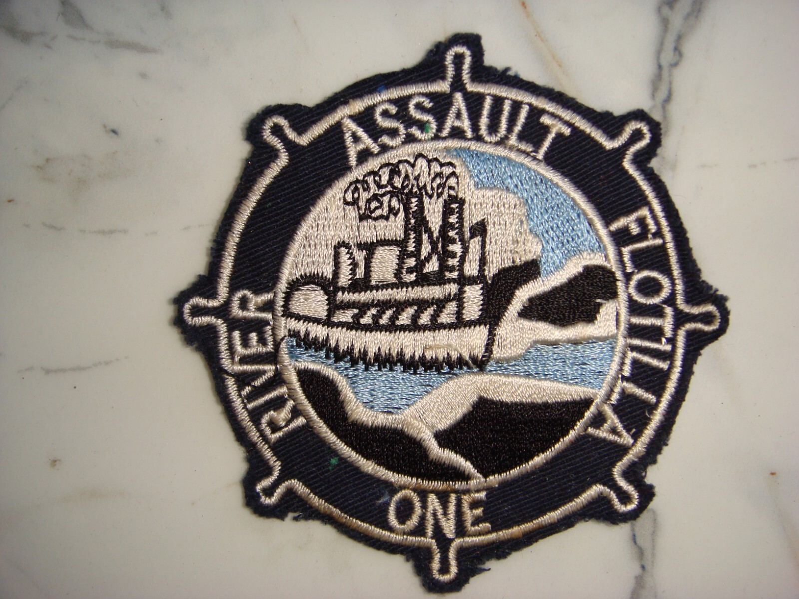 US NAVY RIVER ASSAULT FLOTILLA ONE, VIETNAM WAR PATCH