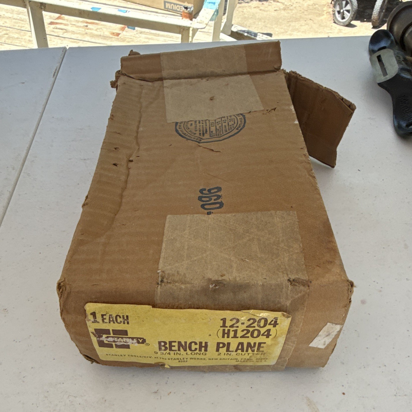 Stanley 12-204 Bench Plane 8 in x 2 in Steel Blade w/ Original Box
