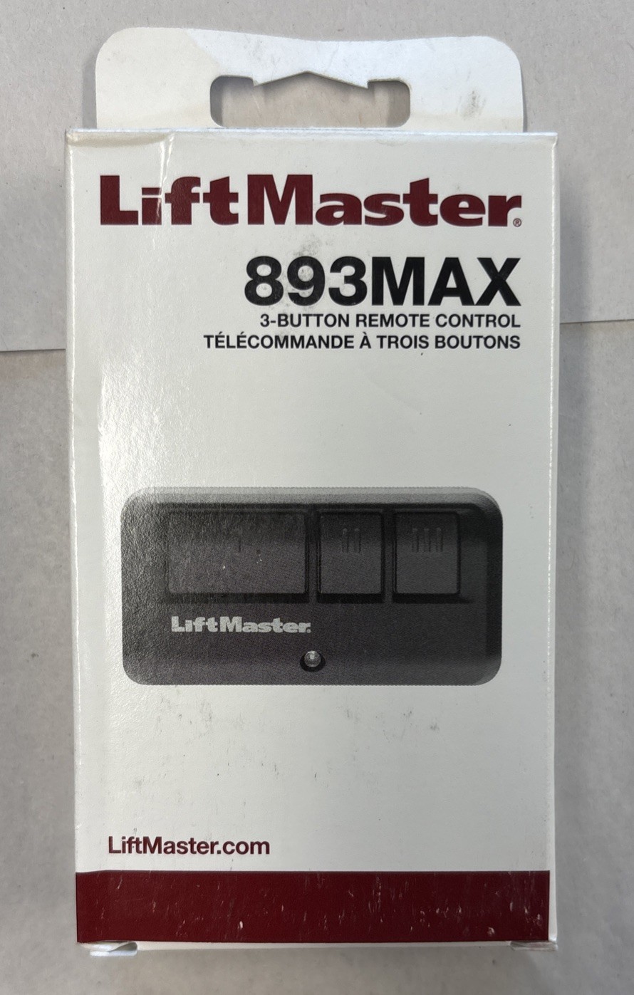 GENUINE 893MAX 3 Button LiftMaster Garage Door Opener Remote OEM