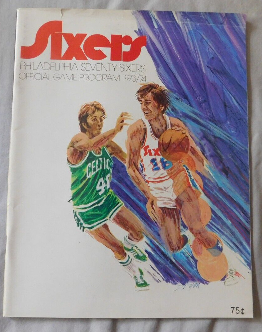 March 15 1974 Philadelphia 76ers Vs Phoenix Suns Program 1973-74