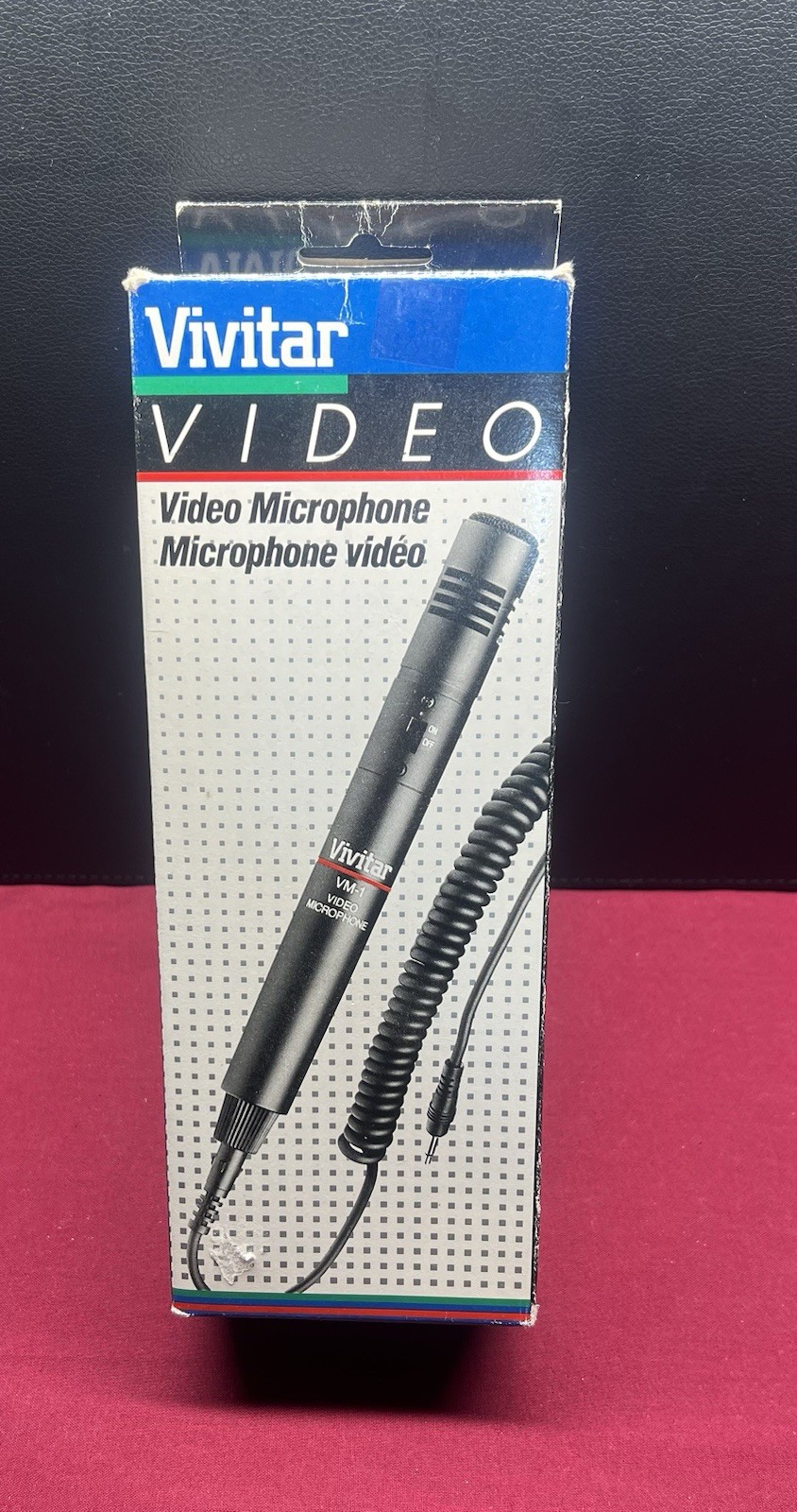 Vivitar Video Microphone VM-1 #058051  Box Is Beat up, Microphone & Case Is New