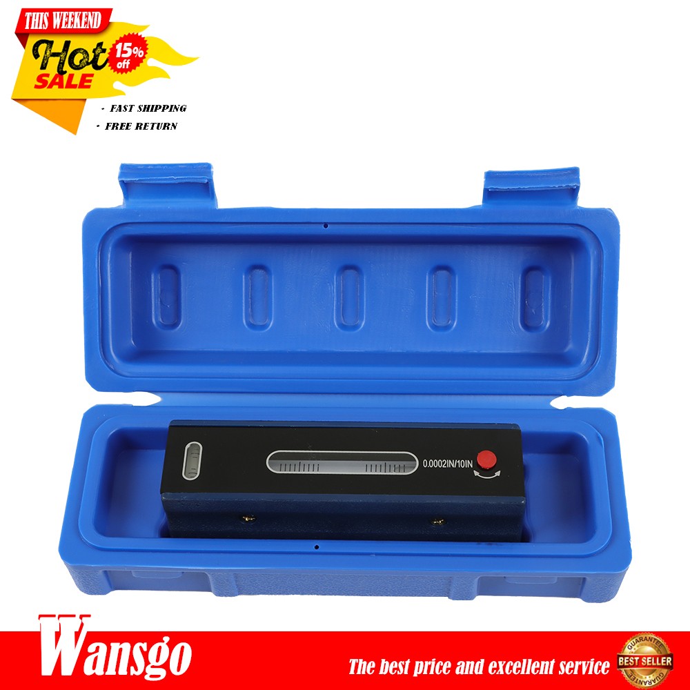6inch Precision Level Bar Inspection Engineers Leveler Block Machinist 0.02mm/m