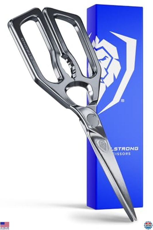 All-Purpose Kitchen Scissors - Japanese Stainless Steel, Heavy Duty, Detachable