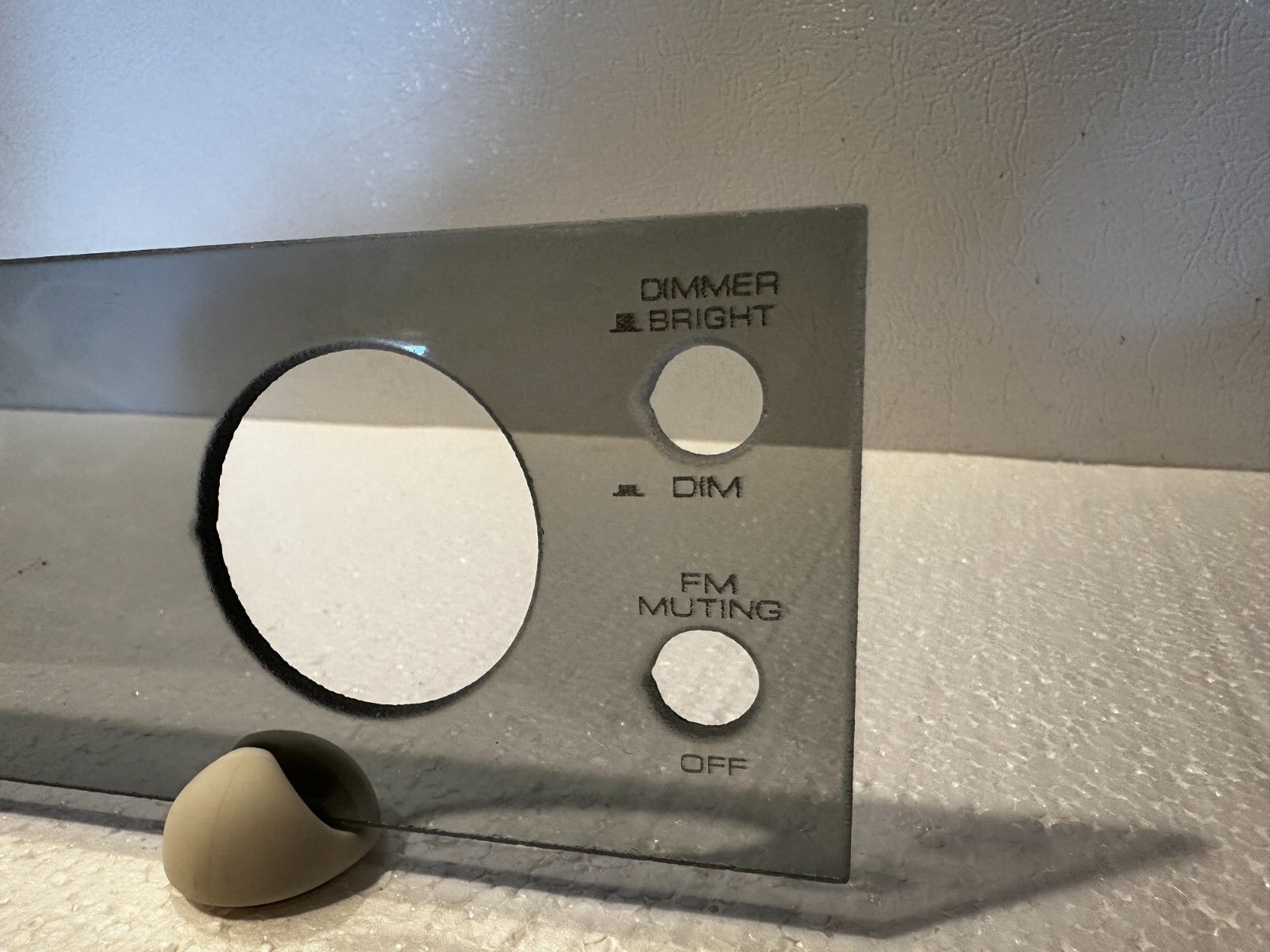 Pioneer SX-1010 TINTED Dial Glass Replacement Part