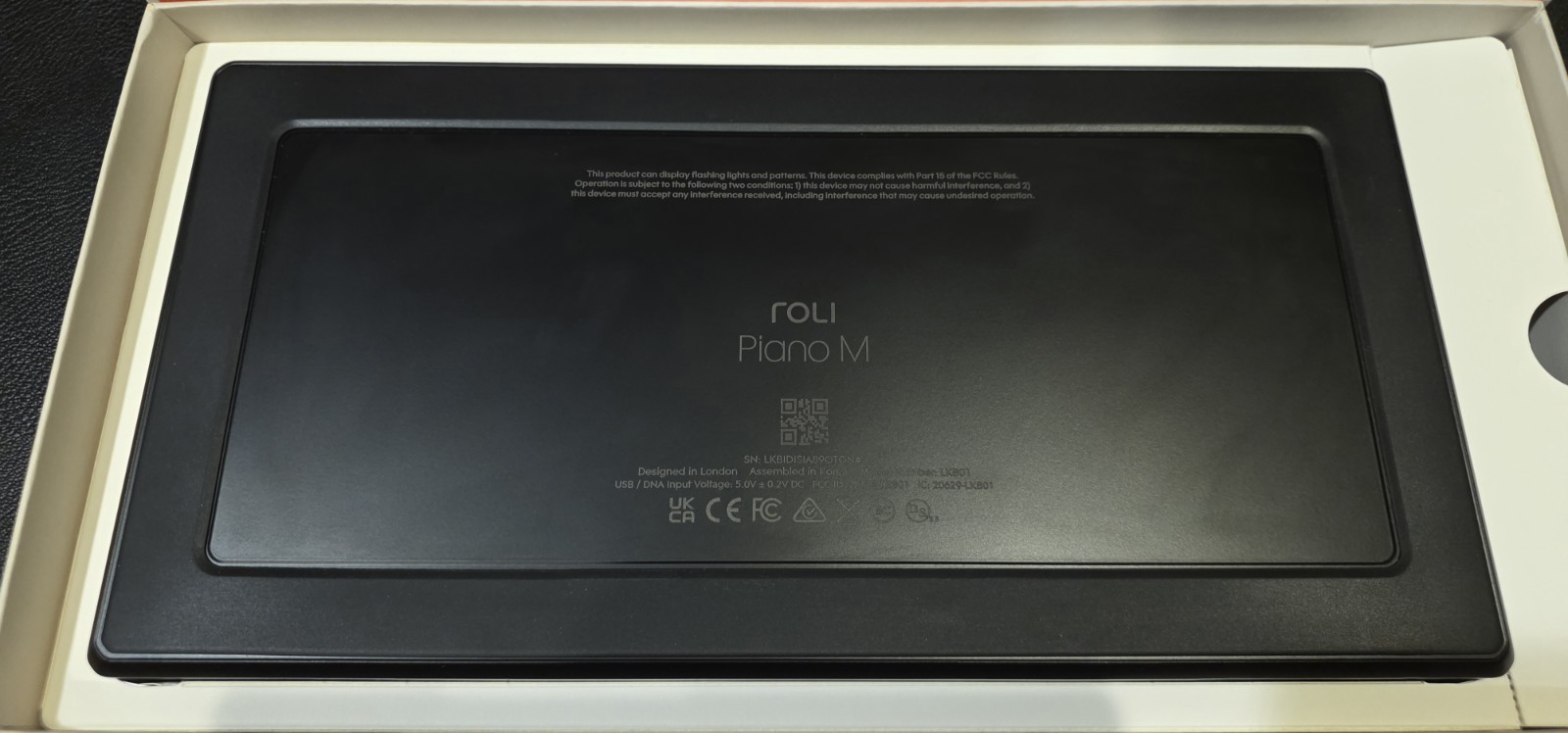 Roli Piano M • MIDI Keyboard • Light-Up Keys • Bluetooth Sync • Ultra-Portable