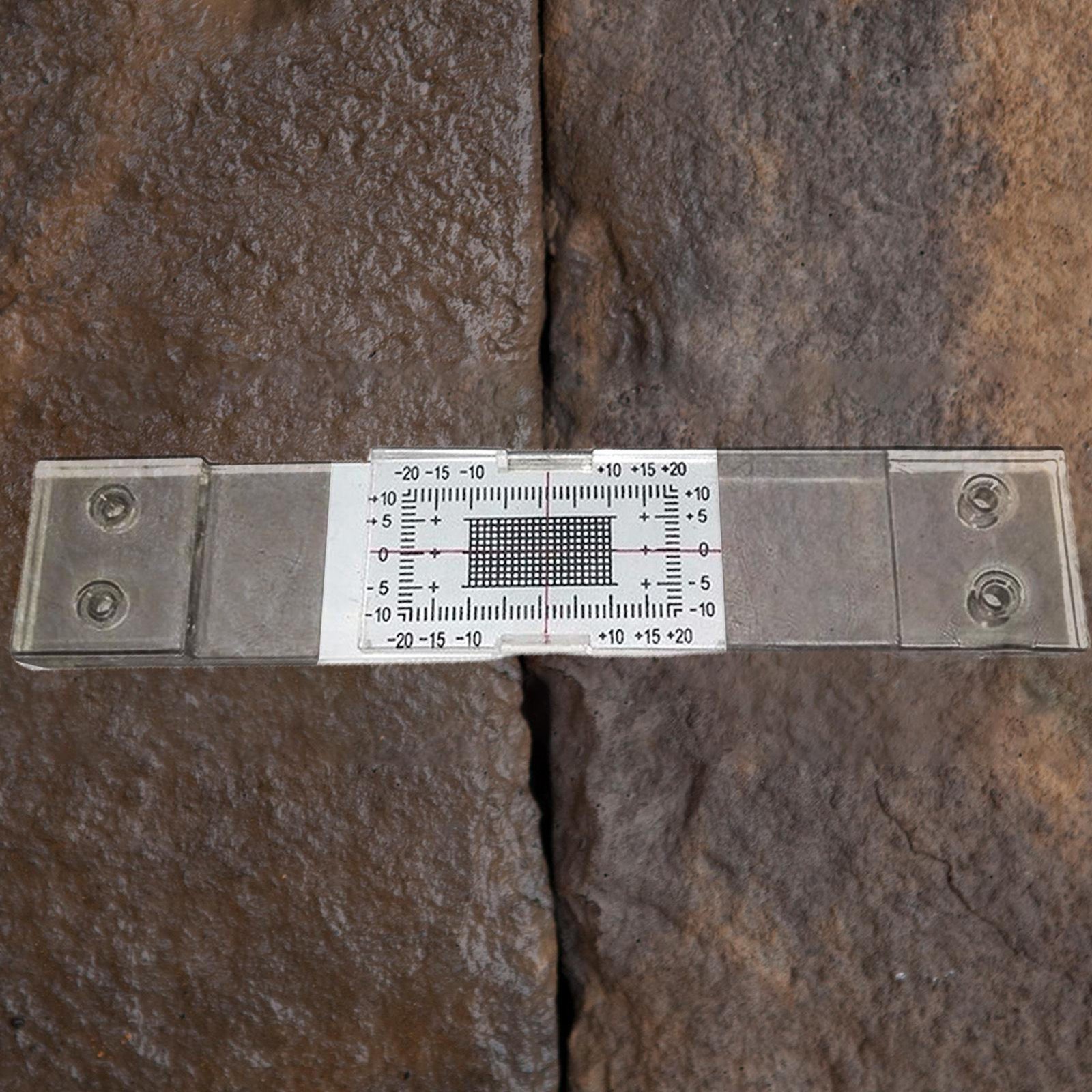 Crack Monitor Precise Read Measurement Grid Concrete Crack Monitoring Record