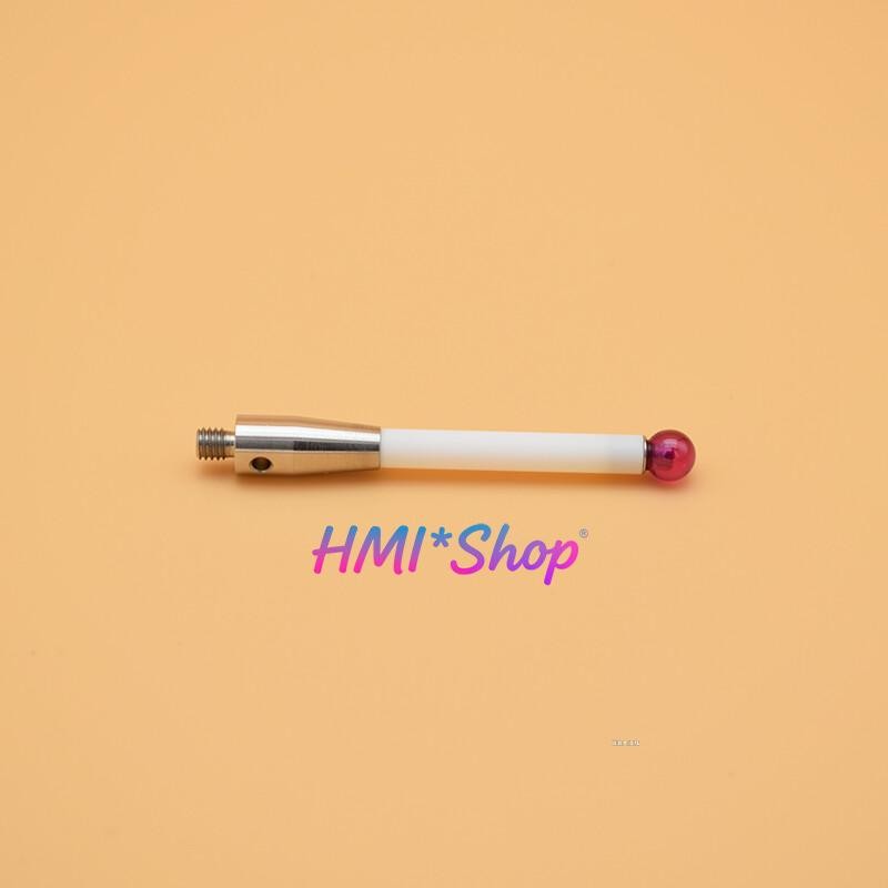 CMM M4 Styli, 6mm Ruby Ball, L50mm Ceramic Stem Compatible A-5000-3709