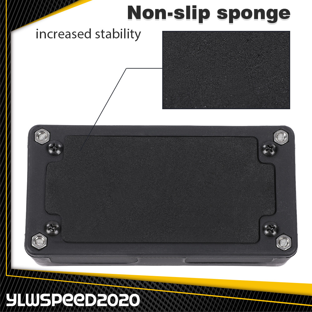 Heavy Duty 4 Way Bus Bar/Power Distribution Box Terminal Studs 300A 48V DC Black
