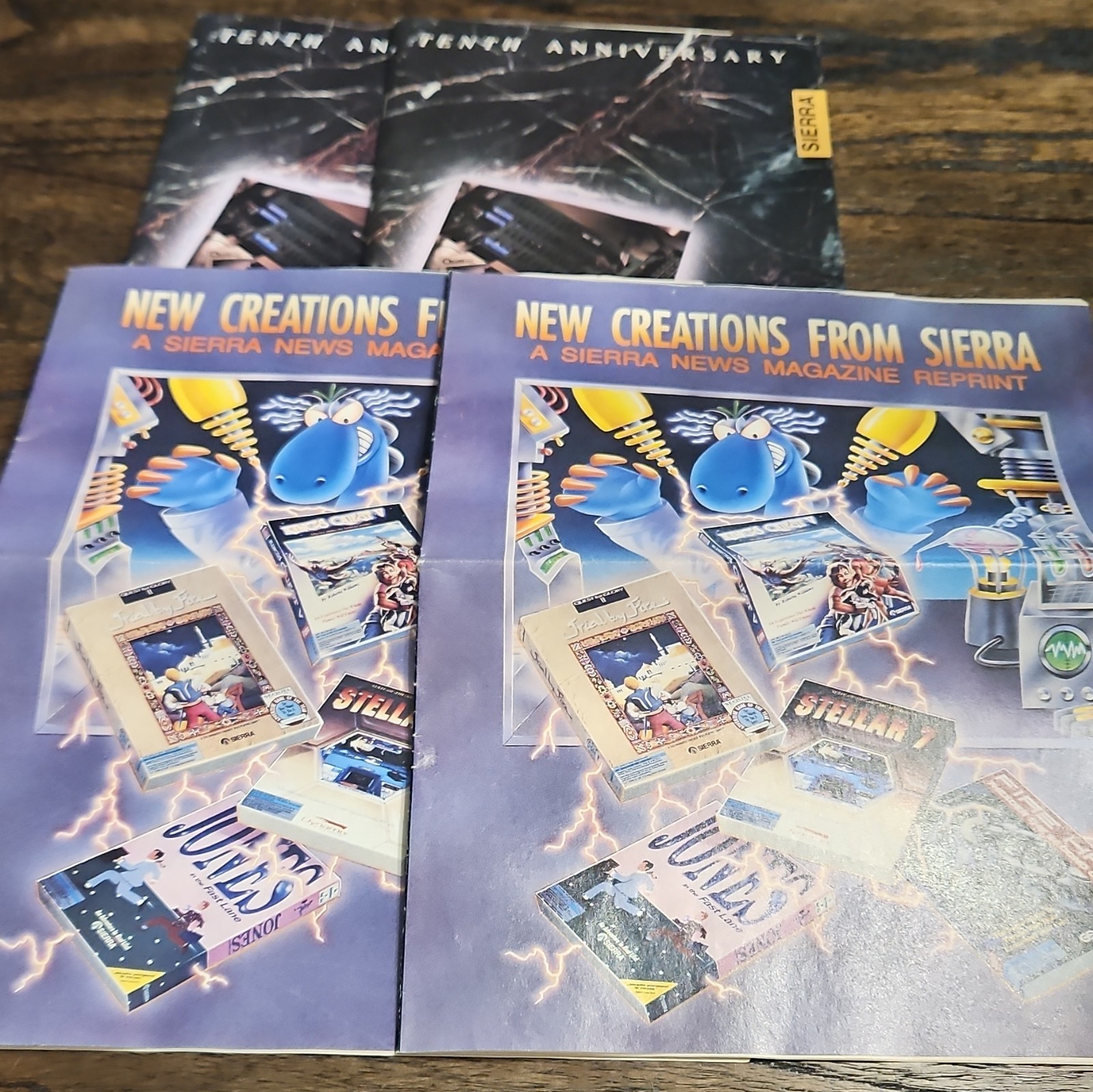 Sierra Vintage Brochure Lot: New Creations From Sierra & Tenth Anniversary