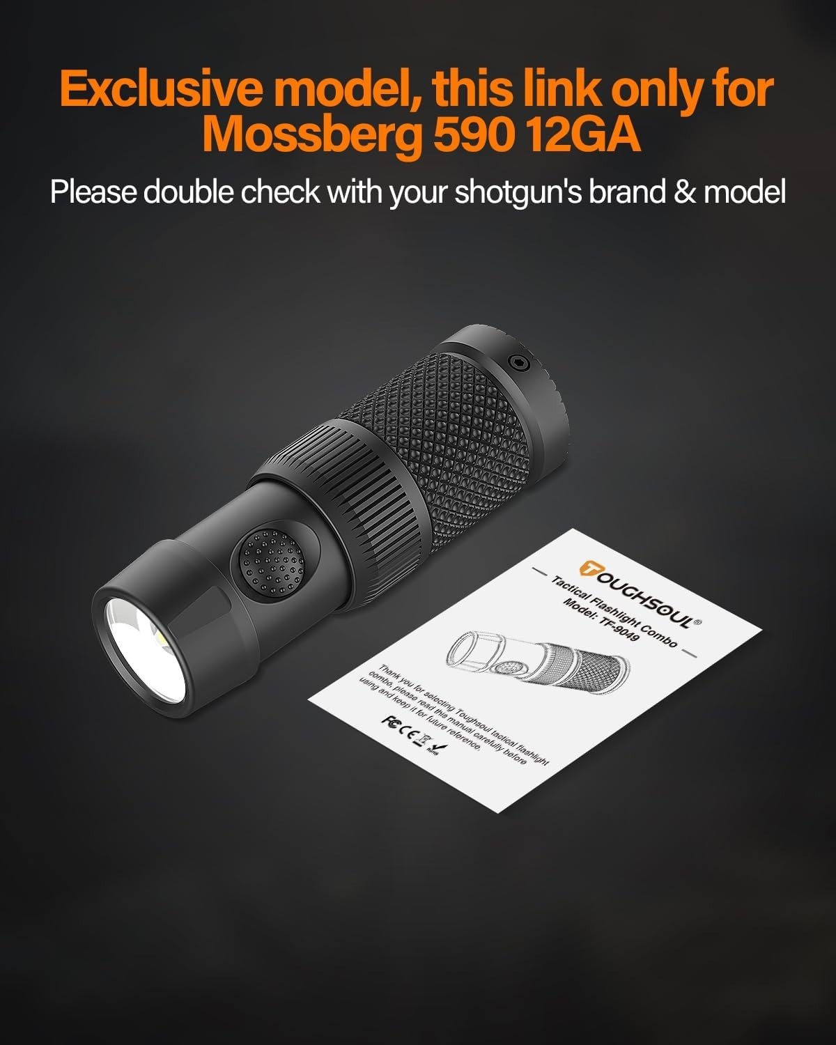 Exclusive Tactical Flashlight for Mossberg 590#