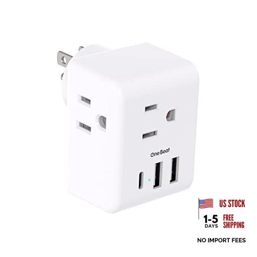 Multi Plug Outlet Extender, Power Strip Non Surge Protector Electric Outlet