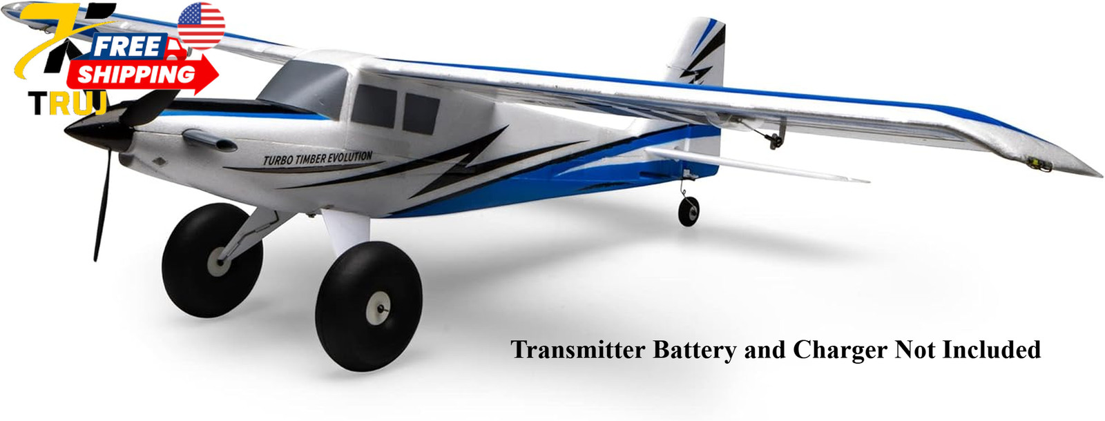 RC Airplane UMX Turbo Timber Evolution BNF Basic w/AS3X and Safe EFLU8950 Airpla