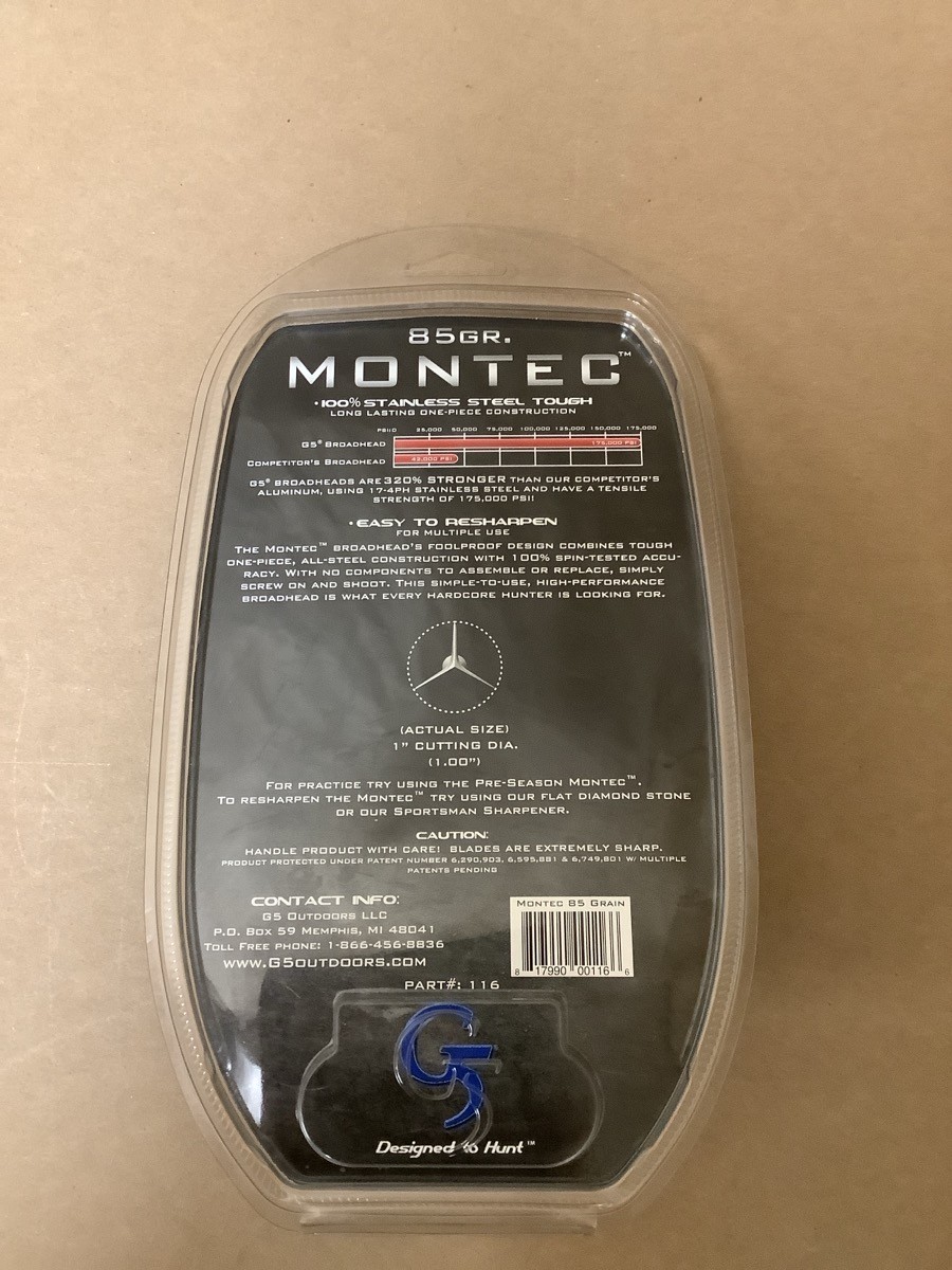 MONTEC G5 3PK ARROWHEADS (B33001372)