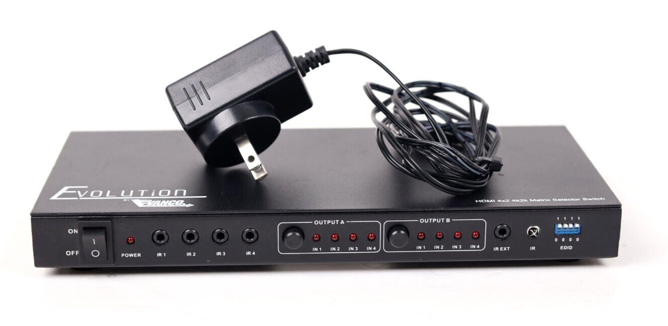 Vanco Evolution EVMX4442 HDMI 4x2 4k2k Selector Switch o839